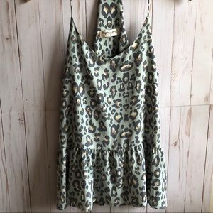 Impressions Cheetah Print Tank Top